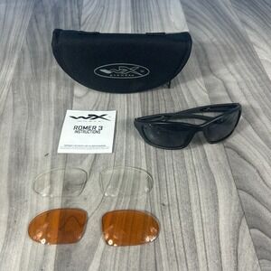 Wiley X Romer 3 - 1006 Smoke/Clear/Light Rust Interchangeable Three-Lens System